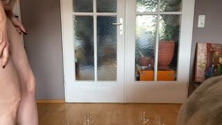 Hot milf smears her brown fluid