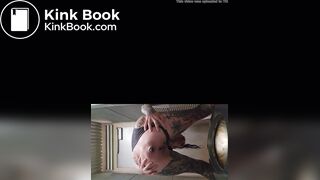 Aussie babe shitting and pissing in public toilet