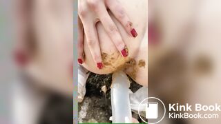 girl pees and gets fucked by dildo