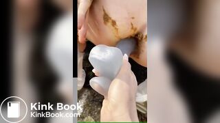 girl pees and gets fucked by dildo