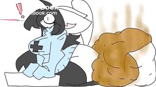 Girl shitting her pants