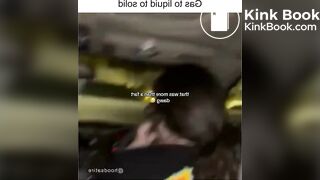 Girl sharts herself in car