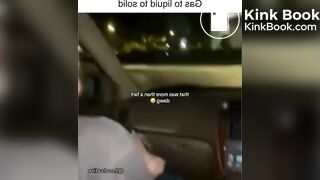 Girl sharts herself in car