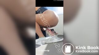 Mistress shitting in slave mouth - video 7