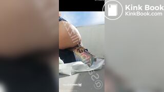 Mistress shitting in slave mouth - video 7