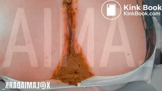 Shitting on my stockings @lamiadark_