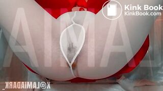 Shitting on my stockings @lamiadark_