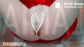 Shitting on my stockings @lamiadark_