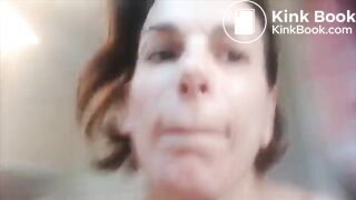 Mature European Scat Lady Eating Shit