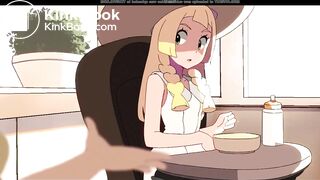 selene and lilie pooping diapers