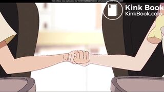 selene and lilie pooping diapers