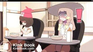 selene and lilie pooping diapers