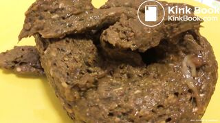 Hot girl shitting on plate - video 20