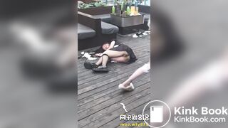 girl diarrhea accident