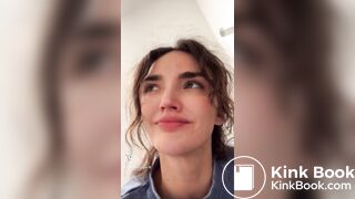 Girls pooping on toilet - video 34