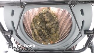 Massive shit explosion in fishnets