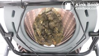 Massive shit explosion in fishnets