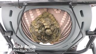Massive shit explosion in fishnets