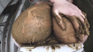 Sexy nylon poop