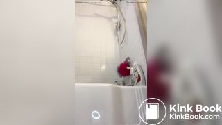 Big ass ebony tub shit