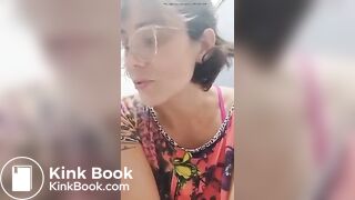 Brazilian girl pooping in toilet - video 2