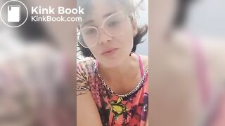 Brazilian girl pooping in toilet - video 2