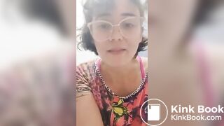 Brazilian girl pooping in toilet - video 2