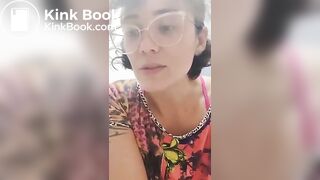 Brazilian girl pooping in toilet - video 2