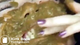 Asian woman shits on her friend's face