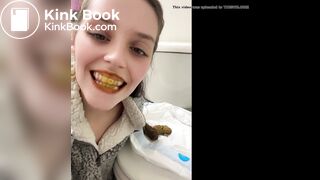 hottie plays with her shit