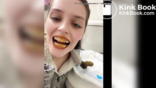 hottie plays with her shit