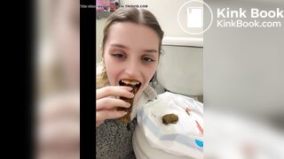 hottie plays with her shit