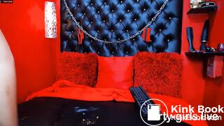 Very thin girl eating shit and cigarette mess all over