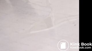 Schoolgirl pisses in her panties