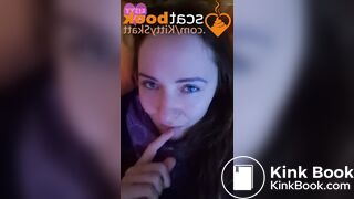 Secret toilet fun at friends