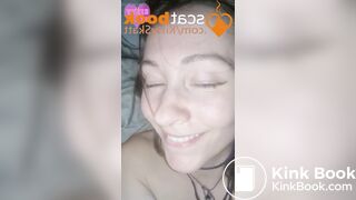 Purple panty poop sleepover