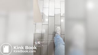 BBW pooping while restroom flooded