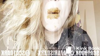 @scatdark chewing shit