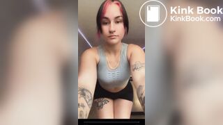 White girl can shit
