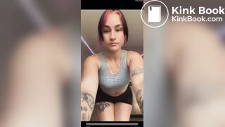 White girl can shit