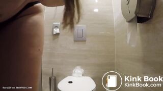 Milf Scat Play In Public Toilet