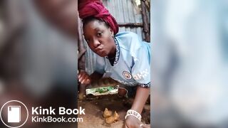 ebony eat scat