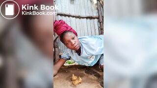 ebony eat scat