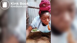 ebony eat scat