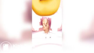 Cute girl poop scene033
