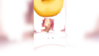 Cute girl poop scene033