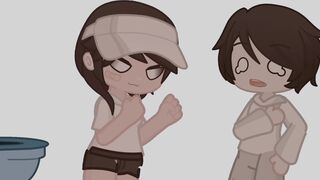 Sis let bro watch her take a massive dumb