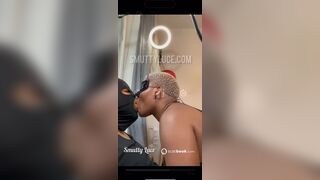 Dirty scat kissing shit turd