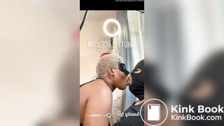 Dirty scat kissing shit turd