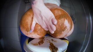 Sexy poop smear - video 2